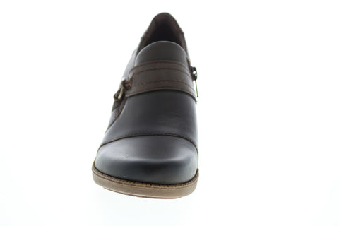 Earth Origins Wheaton Winnifred Womens Brown Leather Ankle & Booties Boots