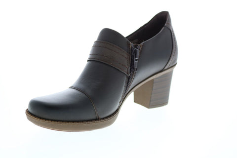 Earth Origins Wheaton Winnifred Womens Brown Leather Ankle & Booties Boots