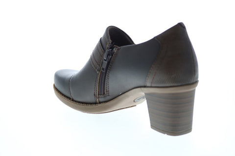 Earth Origins Wheaton Winnifred Womens Brown Leather Ankle & Booties Boots