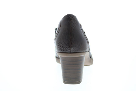 Earth Origins Wheaton Winnifred Womens Brown Leather Ankle & Booties Boots