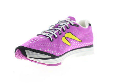 Newton AHA W004214B Womens Purple Mesh Athletic Lace Up Running Shoes 