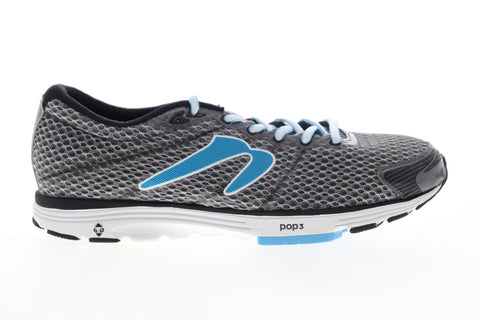 Newton AHA ll W004215 Womens Gray Mesh Athletic Lace Up Running Shoes 