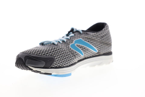 Newton AHA ll W004215 Womens Gray Mesh Athletic Lace Up Running Shoes 