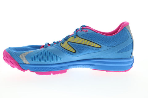 Newton Boscol Sol W0045415 Womens Blue Canvas Athletic Lace Up Running Shoes 