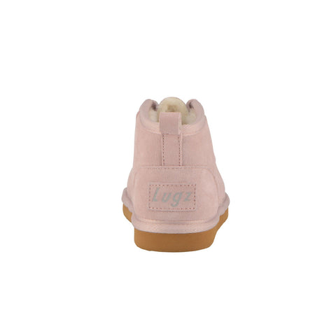 Lugz Sequoia WSEQUOS-685 Womens Pink Suede Lace Up Chukkas Slippers Shoes