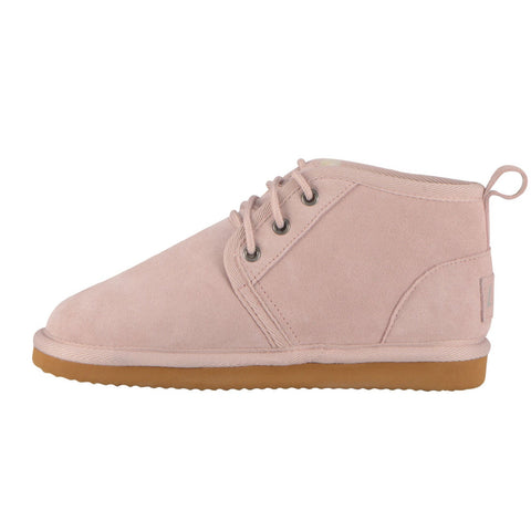Lugz Sequoia WSEQUOS-685 Womens Pink Suede Lace Up Chukkas Slippers Shoes