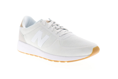 New Balance 215 XMS215YMA Mens White Nylon Lace Up Athletic Running Shoes