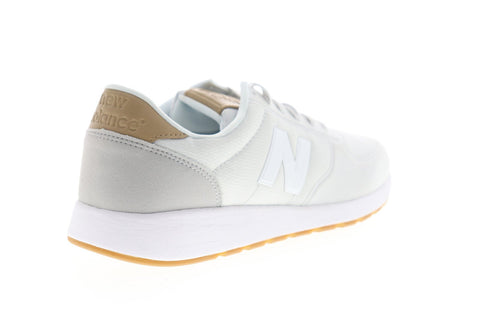New Balance 215 XMS215YMA Mens White Nylon Lace Up Athletic Running Shoes
