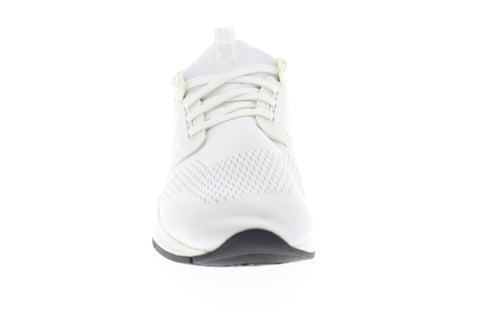 New Balance 247 XMS247EW Mens White Wide Canvas Low Top Sneakers Shoes