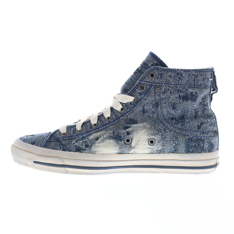 Diesel Magnete Exposure I Mens Blue Canvas Lifestyle Sneakers Shoes