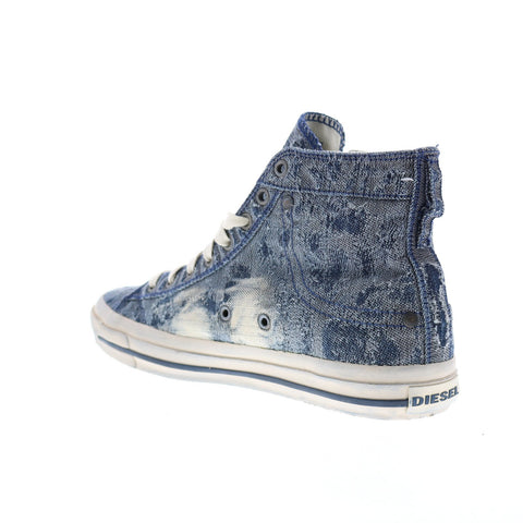 Diesel Magnete Exposure I Mens Blue Canvas Lifestyle Sneakers Shoes