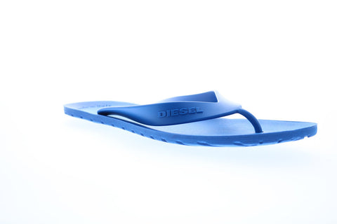Diesel Plaja Splish Mens Blue Synthetic Flip-Flops Sandals Shoes