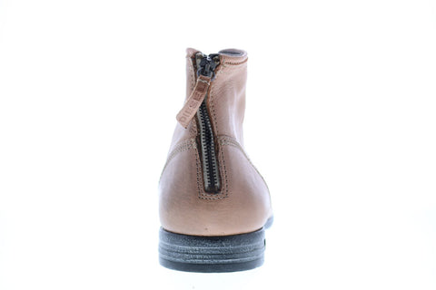 Diesel Boa Vista Chron Zip Mens Beige Leather Lace Up Casual Dress Boots