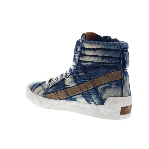 Diesel D-Velows D-String Plus Mens Blue Canvas Lifestyle Sneakers Shoes
