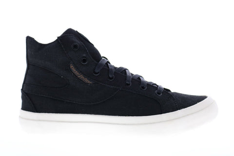Diesel Volckran S-Kwaartzz Mens Black Canvas Lifestyle Sneakers Shoes