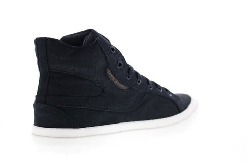 Diesel Volckran S-Kwaartzz Mens Black Canvas Lifestyle Sneakers Shoes