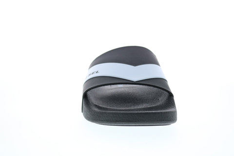 Diesel A-Lohaa Sa-Maral Y01328-P1402-H5987 Mens Black Slides Sandals Shoes