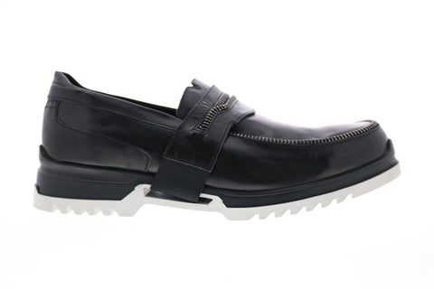 Diesel Edgekore D-Whiper Mens Black Slip On Loafers & Slip Ons Boat Shoes