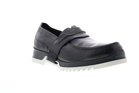 Diesel Edgekore D-Whiper Mens Black Slip On Loafers & Slip Ons Boat Shoes