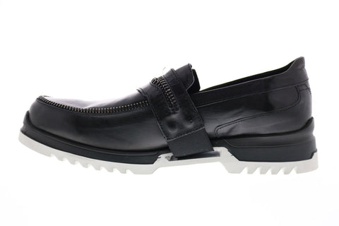Diesel Edgekore D-Whiper Mens Black Slip On Loafers & Slip Ons Boat Shoes