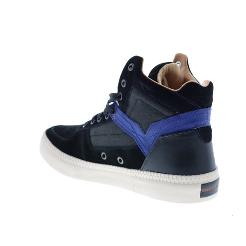Diesel V is For Diesel S-Spaark Mid Mens Black Suede Lifestyle Sneakers Shoes