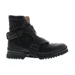 Diesel Edgekore D-Klosure Mens Black Leather Casual Dress Boots
