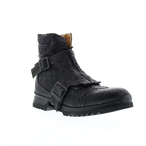 Diesel Edgekore D-Klosure Mens Black Leather Casual Dress Boots