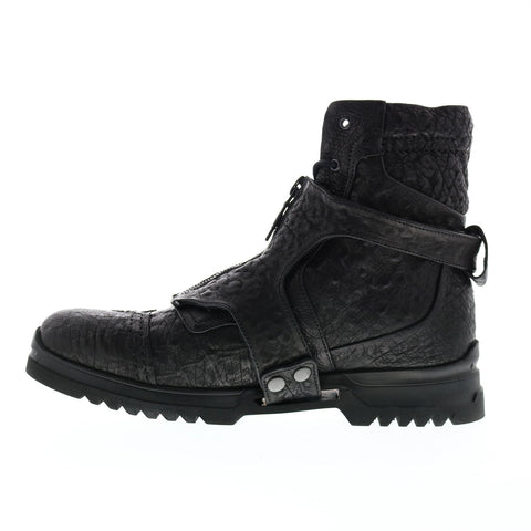 Diesel Edgekore D-Klosure Mens Black Leather Casual Dress Boots