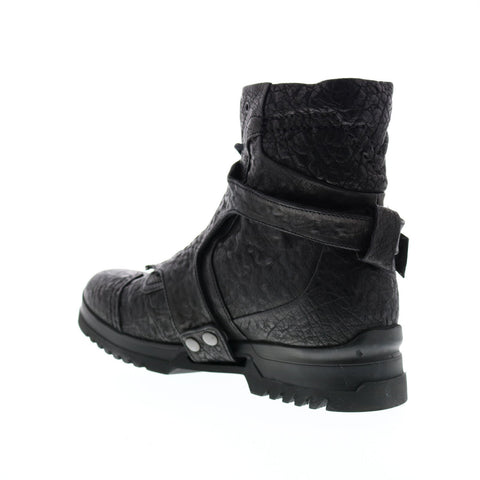 Diesel Edgekore D-Klosure Mens Black Leather Casual Dress Boots