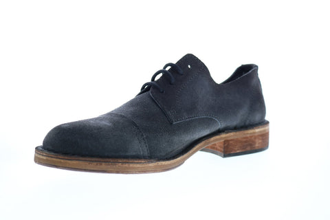 Diesel Dopper D-Pit Low Mens Gray Suede Cap Toe Oxfords & Lace Ups Shoes