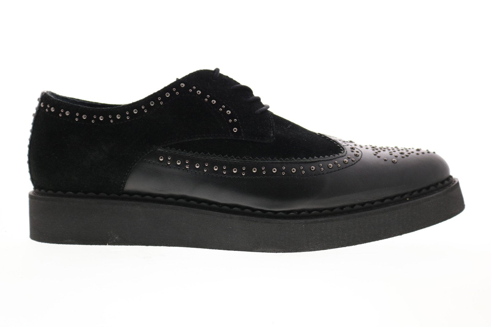 Diesel Men\'s Black Suede Derby Shoes Diesel D-Hammer-Derby shoes in textured leather - Lace Ups  main image 3