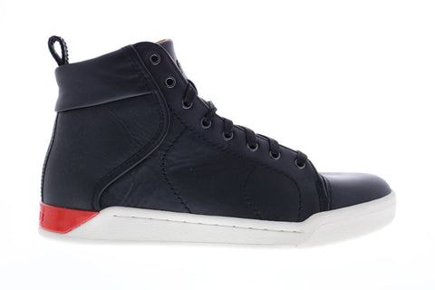 Diesel Tempus S-Marquise Mens Black Leather Lifestyle Sneakers Shoes