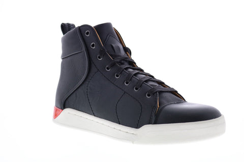 Diesel Tempus S-Marquise Mens Black Leather Lifestyle Sneakers Shoes