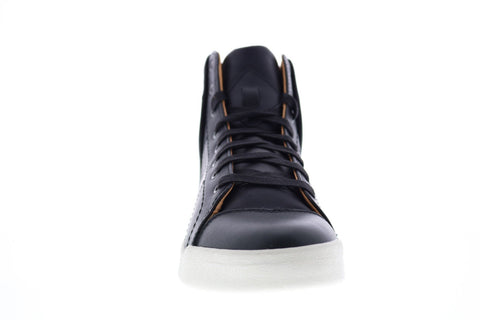 Diesel Tempus S-Marquise Mens Black Leather Lifestyle Sneakers Shoes