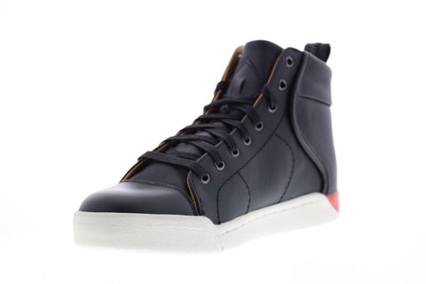 Diesel Tempus S-Marquise Mens Black Leather Lifestyle Sneakers Shoes
