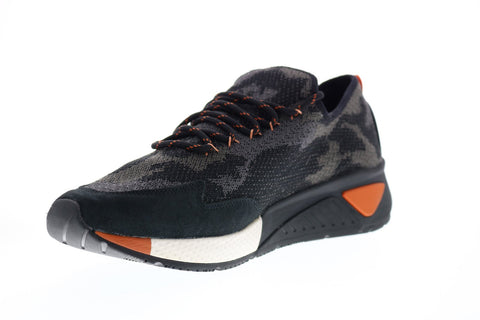 Diesel Skb S-Kby Mens Black Canvas Lace Up Lifestyle Sneakers Shoes