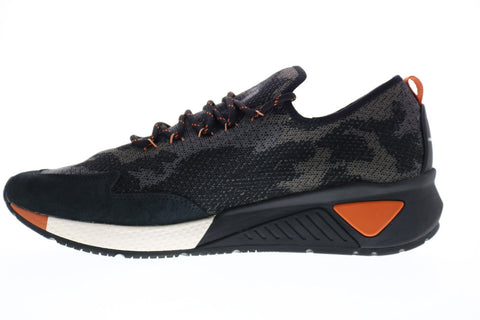 Diesel Skb S-Kby Mens Black Canvas Lace Up Lifestyle Sneakers Shoes