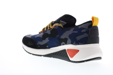 Diesel Skb S-Kby Mens Blue Canvas Casual Lace Up Fashion Sneakers Shoes