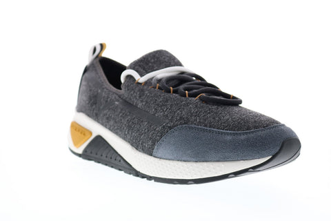 Diesel Skb S-Kby Mens Gray Canvas Lace Up Lifestyle Sneakers Shoes