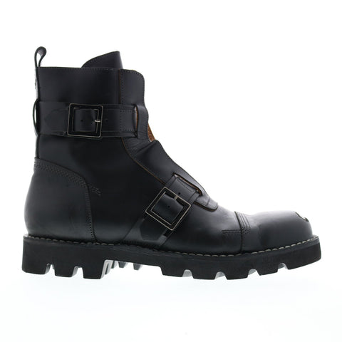Diesel Hardkor Steel Bc Mens Black Leather Strap Casual Dress Boots
