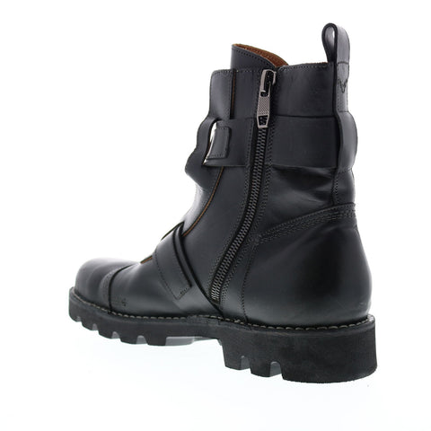 Diesel Hardkor Steel Bc Mens Black Leather Strap Casual Dress Boots