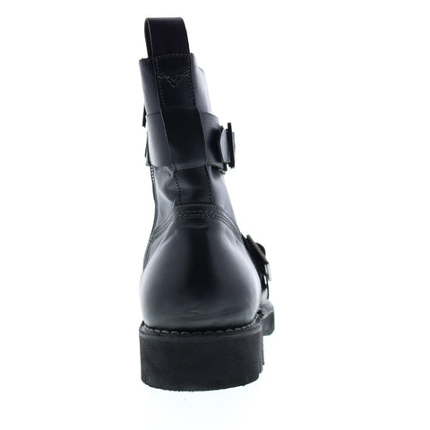 Diesel Hardkor Steel Bc Mens Black Leather Strap Casual Dress Boots