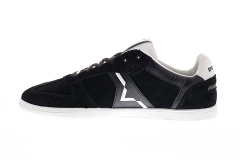 Diesel Happy Hours S-Alloy Mens Black Suede Lace Up Lifestyle Sneakers Shoes