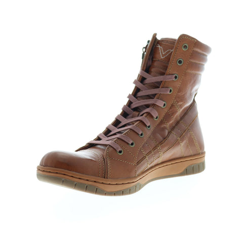 Diesel D-Valadium Y01606-PR623-T2262 Mens Brown Leather Casual Dress Boots Shoes