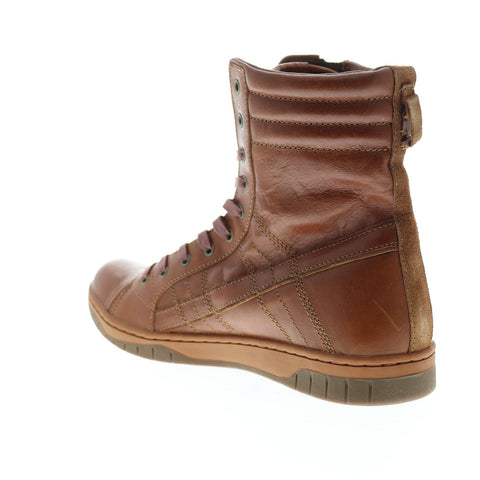 Diesel D-Valadium Y01606-PR623-T2262 Mens Brown Leather Casual Dress Boots Shoes