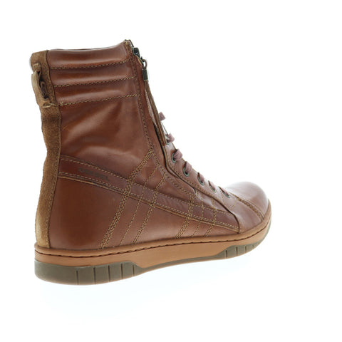 Diesel D-Valadium Y01606-PR623-T2262 Mens Brown Leather Casual Dress Boots Shoes