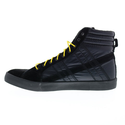 Diesel D-Velows D-String Plus Mens Black Nylon Lifestyle Sneakers Shoes