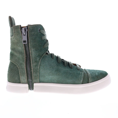 Diesel S-Nentish HBD Y01658-P1609-T7434 Mens Green Suede Lifestyle Sneakers Shoes