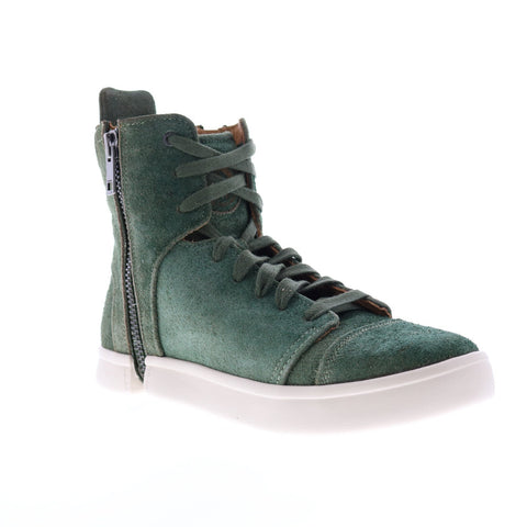 Diesel S-Nentish HBD Y01658-P1609-T7434 Mens Green Suede Lifestyle Sneakers Shoes