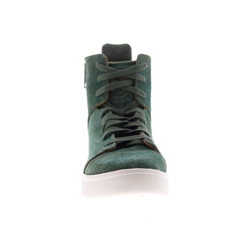 Diesel S-Nentish HBD Y01658-P1609-T7434 Mens Green Suede Lifestyle Sneakers Shoes